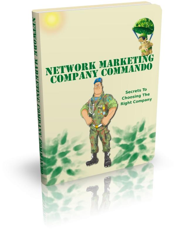 Network Marketing Company Commando - PDF Ebook - Digital Download - Master Resale Rights