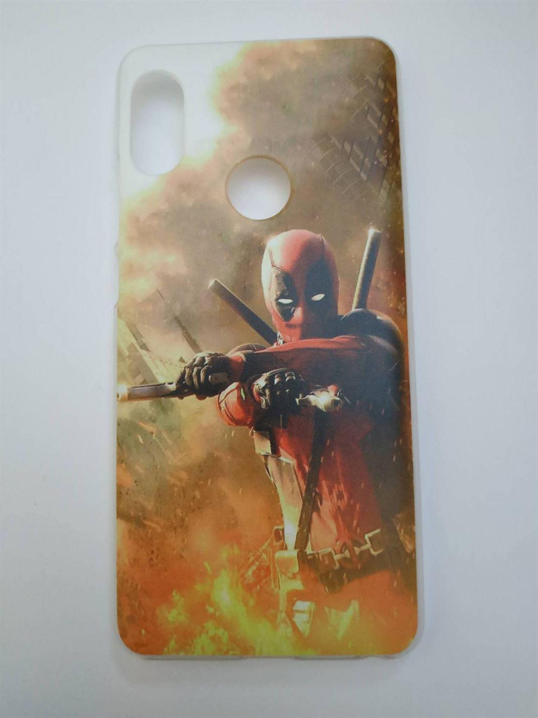 Deadpool Dual Wield On ExplosionÂ - BINYEAE Phone Case Cover Clear Hard PC Plastic For Xiaomi Redmi Note 5 Deadpool - Free Shipping