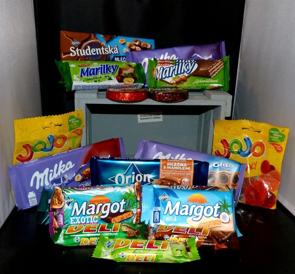 A taste of Home - Eastern European Sweet Hamper with 22 Treats and Wooden Loot Crate