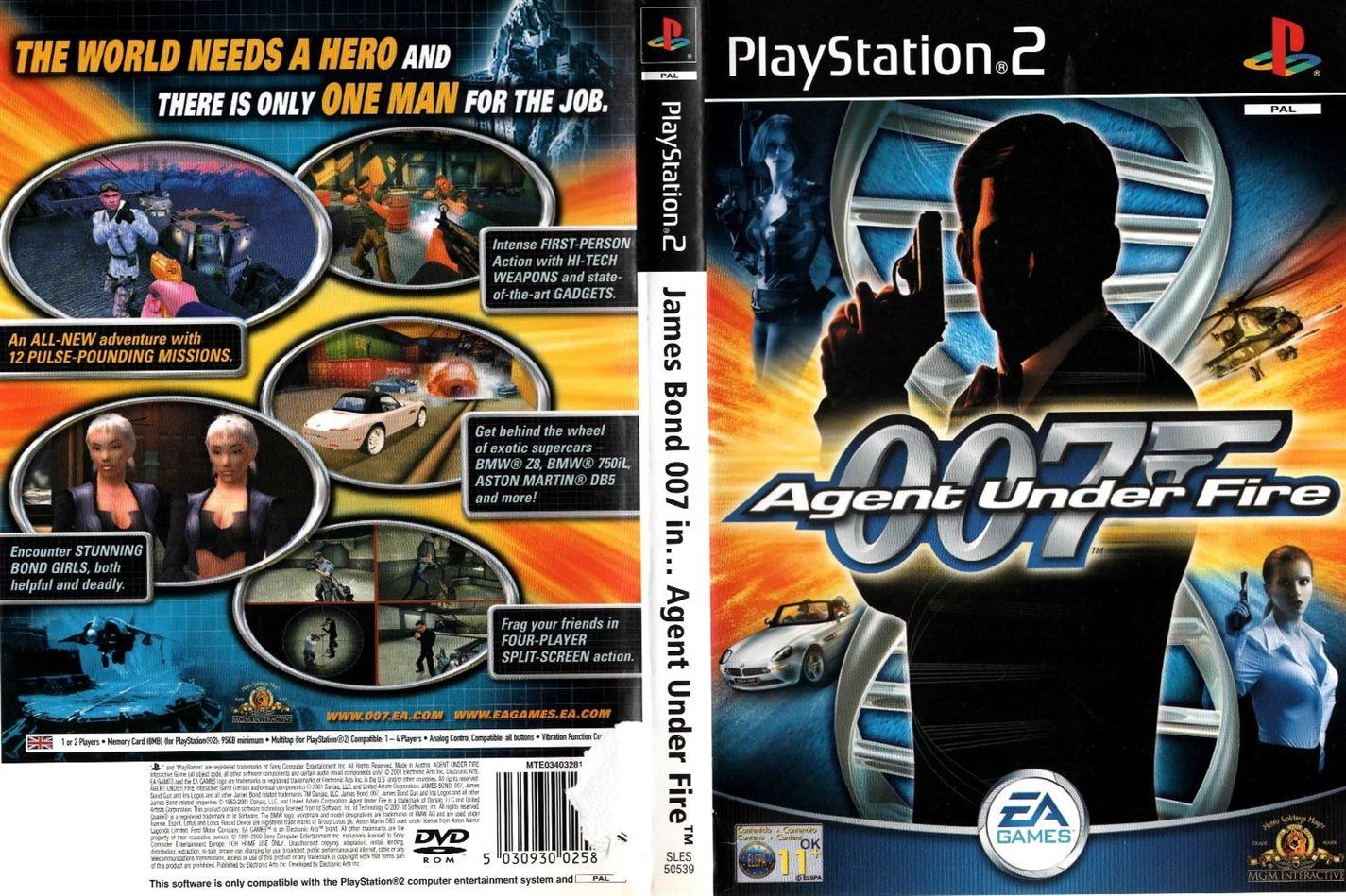 James Bond 007 Agent Under Fire PS2 (Playstation 2) - UK Seller